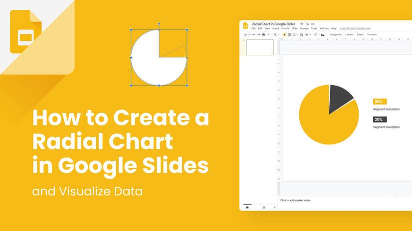 How to create radial chart in Google Slides