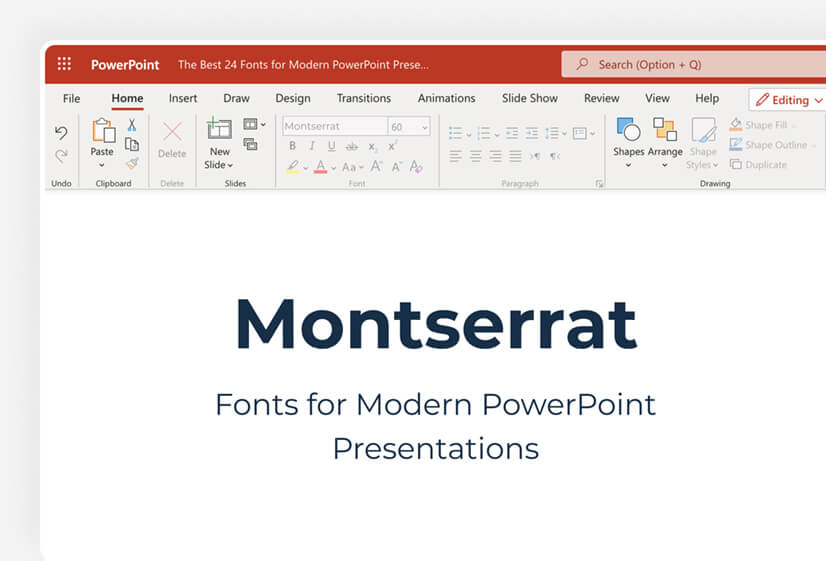 Montserrat font