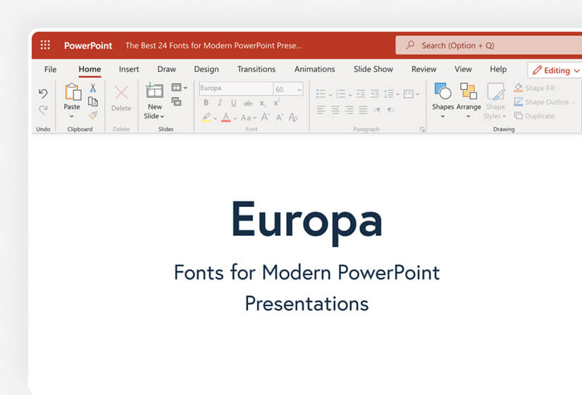 Europa font