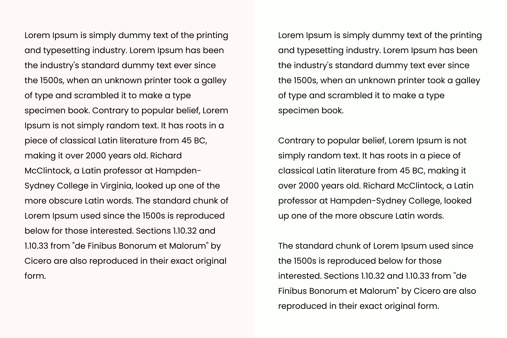 Use white space for text in PowerPoint