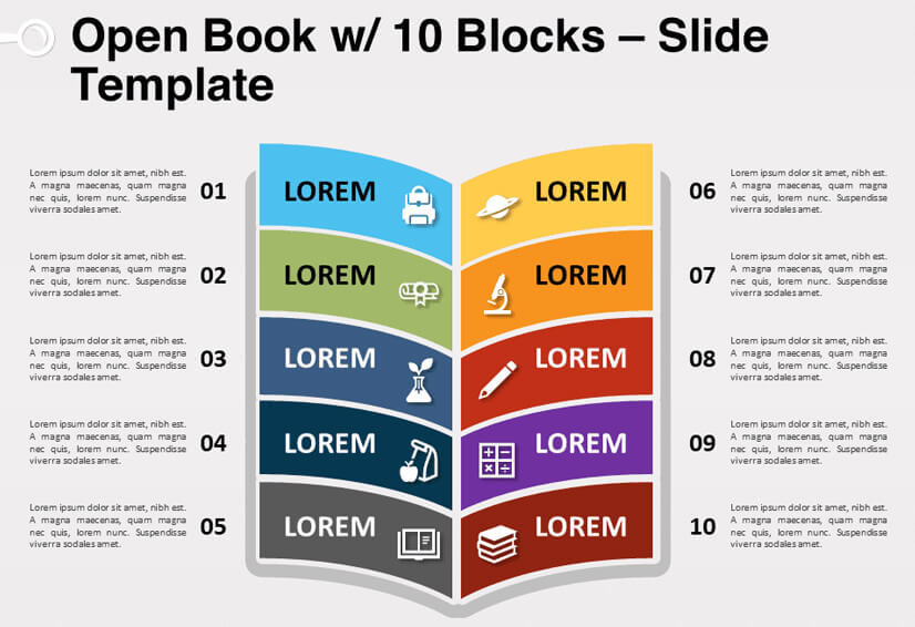 Free 10 points table of content template