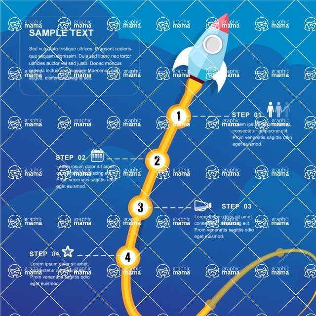 Infographic Templates Collection - Vector, Photoshop, PowerPoint, Google Slides - Startup Infographic Template