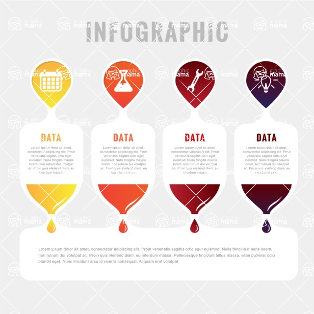 Infographic Templates Collection - Vector, Photoshop, PowerPoint, Google Slides - Multicolor Infographic Labels Template