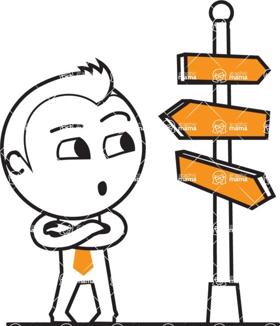 outline vector cartoon character - outline vector character character design directions