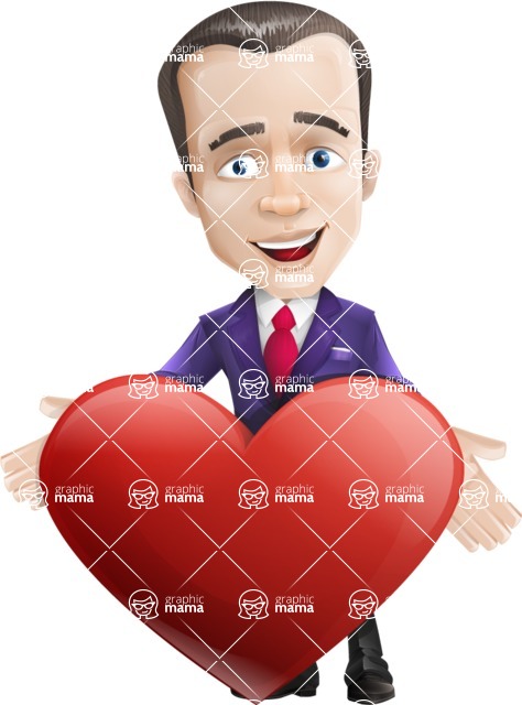 business vector cartoon character man graphic design ultra violet color 2018 - business vector cartoon character man graphic design ultra violet color 2018 love 