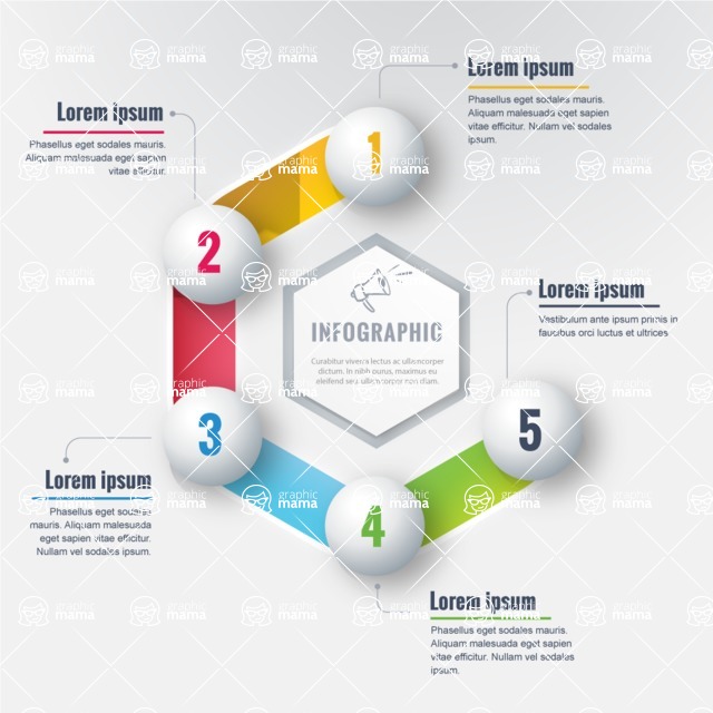 Infographic Templates Collection - Vector, Photoshop, PowerPoint, Google Slides - Vector Infographic Template With Realistic Design