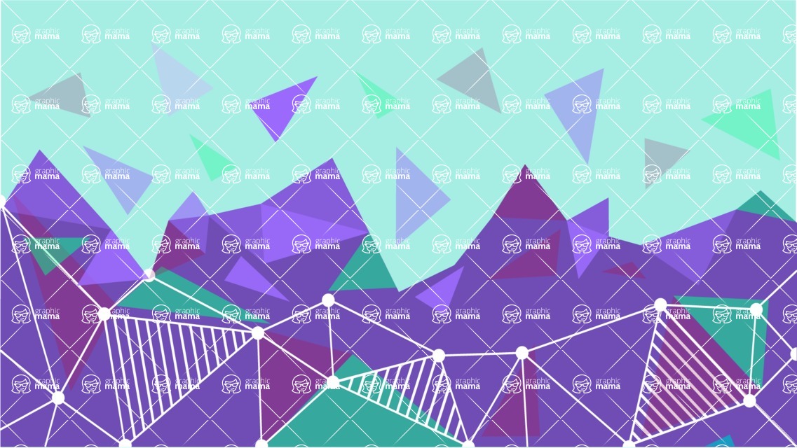 vector backgrounds - a rich collection (vector pack) of beautiful shapes and modern color palettes - Vector Background with Polygon Elements