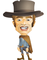 Cowboy Man Cartoon Vector Character AKA Mr. Western