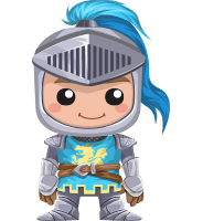 Little Knight Kid Cartoon Vector Character AKA Bernard Nobleman