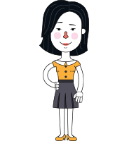 Minimalist Businesswoman Vector Character Design AKA Bethany