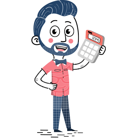 Hand Drawn Illustration of Businessman Vector Character AKA Joseph