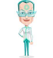 Humanoid Cartoon Character Set