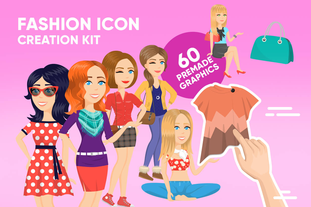 Fashion Girls Graphics Maker