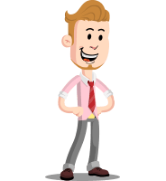 Office Guy Cartoon Vector Character AKA Owen