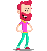 Flat Casual Male Cartoon Vector Character AKA Jasper Fresh