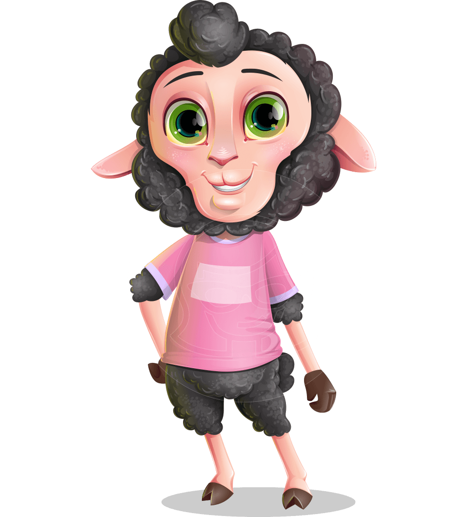 Lamb Cartoon Vector Character