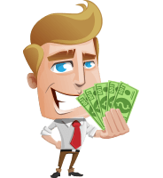 Office Man Cartoon Vector Character