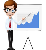 Presentation Cartoon Vector Character