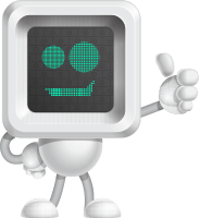 Robot Cartoon Vector Character Set