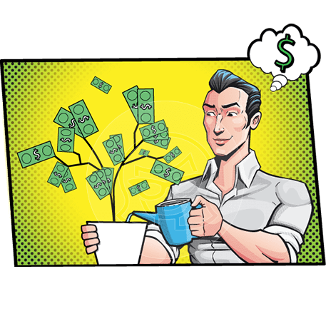 Comic Book Style Man Vector Character