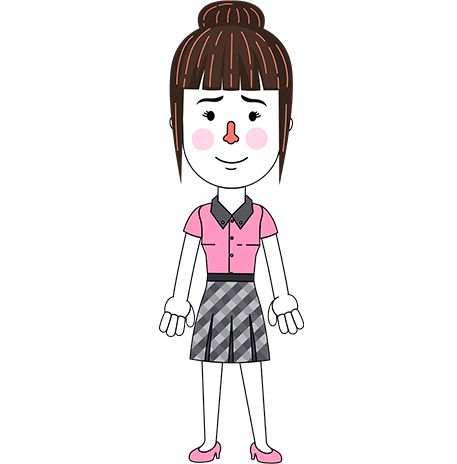 Linear Style Female Teacher Puppet