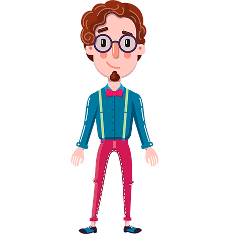Hipster Teacher Puppet