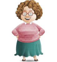 Friendly School Teacher Cartoon Vector Character