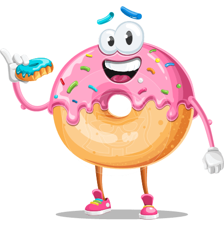 Donut Cartoon Character - 112 stock vector images