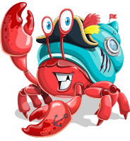 Cartoon Crab Character