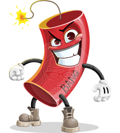 Cartoon Dynamite Character - 112 Stock Vector Images