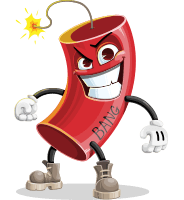 Cartoon Dynamite Character