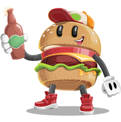 Cartoon Hamburger