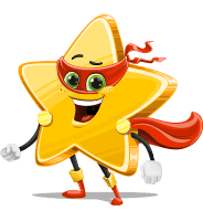 Super Star Cartoon Character