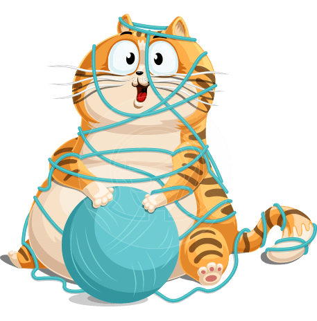 Fat Orange Cat Cartoon Character - 112 stock vector images