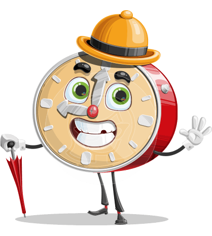 Funny Cartoon Clock - 112 stock vector images