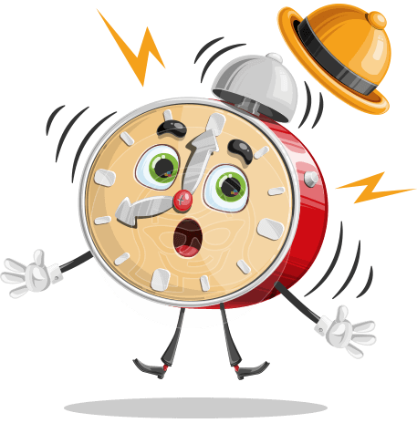 Funny Cartoon Clock - 112 stock vector images