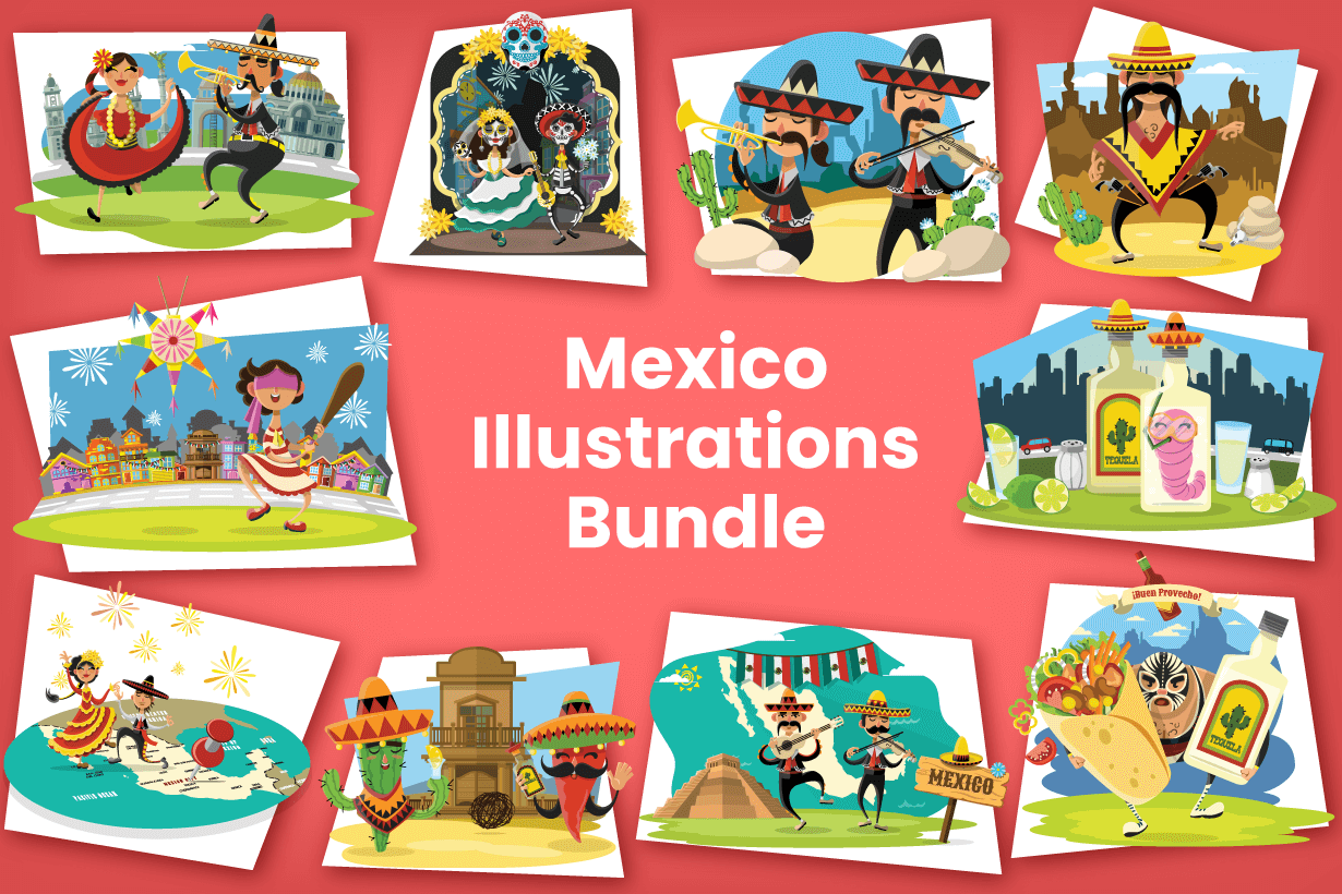 Mexico Illustrations Bundle