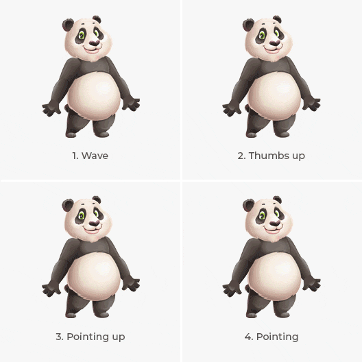 12 Cute Panda Animated Gifs Collection Graphicmama