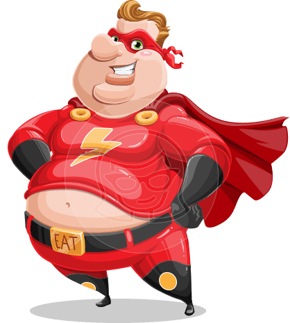 Fat Superhero Cartoon Character - 112 stock vector images