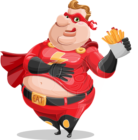 Fat Superhero Cartoon Character - 112 stock vector images
