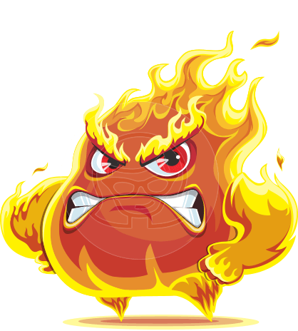 Fireball Cartoon Character - 112 stock vector images