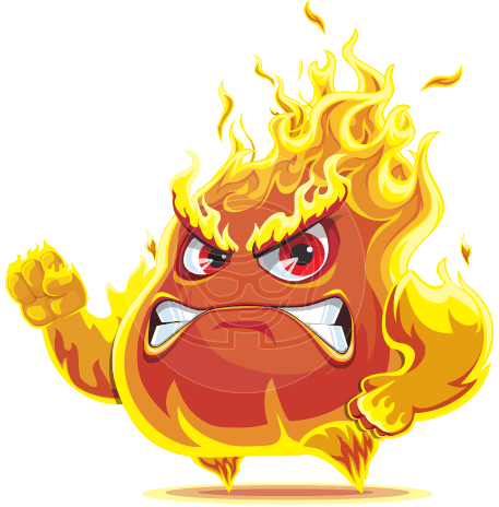 Fireball Cartoon Character - 112 stock vector images