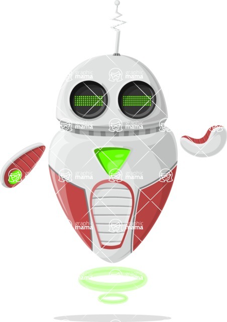 Cartoon Robot Clipart Bundle - Modern Home Robot Cartoon