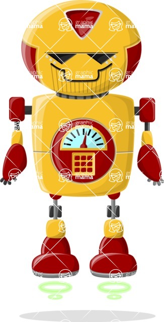 Cartoon Robot Clipart Bundle - Iron Robot Cartoon