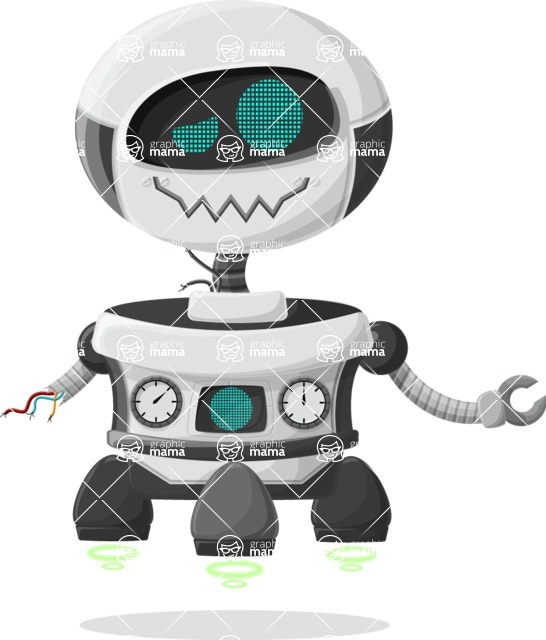Cartoon Robot Clipart Bundle - Chibi Robot Cartoon