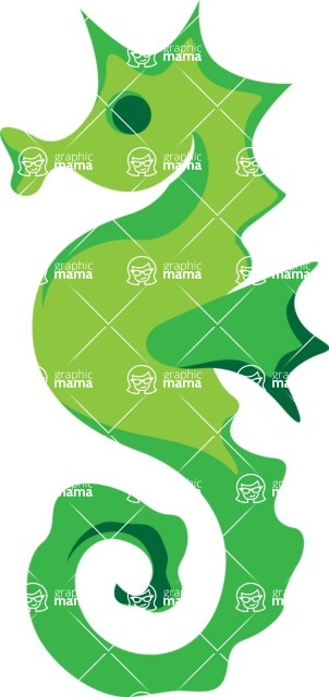 Summer Icons Bundle - Water Seahorse Icon