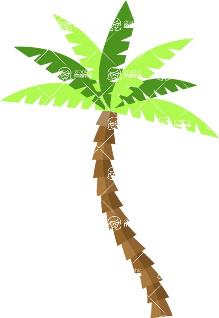 Summer Icons Bundle - Flat Palm Summer Icon