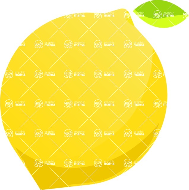 Summer Icons Bundle - Flat Lemon Icon
