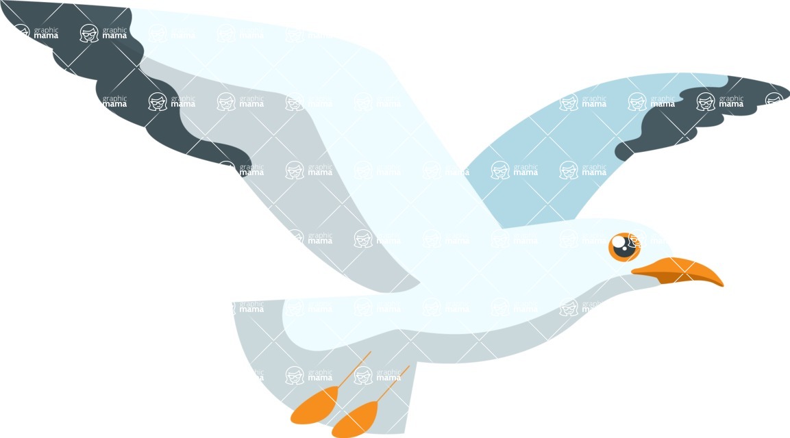 Summer Icons Bundle - Seagull Icon