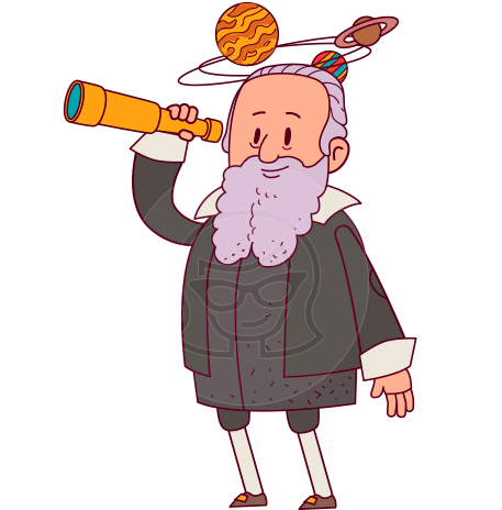 Galileo Galilei Character Animator Puppet
